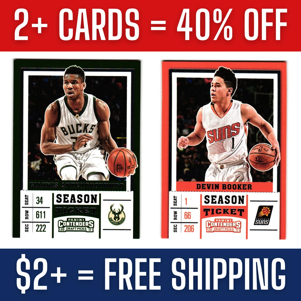 2017 NBA Panini Contenders Draft Picks Basketball Cards / You Pick / EX-MT - Image 1 of 1