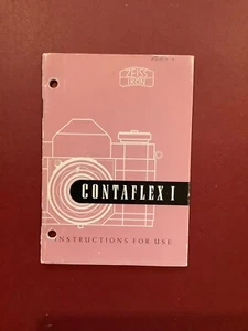 Zeiss Ikon Contaflex I Manual, Contaflex Guide, The Contaflex Way - Picture 1 of 8