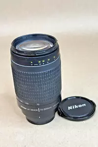 Nikon Lens AF Zoom-Nikkor 70-300mm f/4.5.6 G For DSLR Camera D90 D200 D300 D7000 - Picture 1 of 8