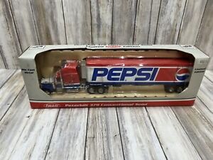 Pepsi Peterbilt 379 Conventional Semi Diecast Limited Edition New In Box