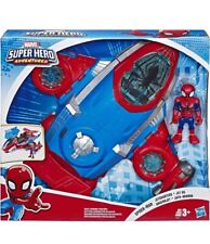 Hasbro Marvel Super Hero Adventures Spider-Man Spider man Jetquarters - NEW