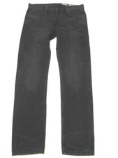 Allsaints Iggy Mens Black Button Fly Slim Fit Jeans Size 33 34x31