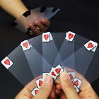 Transparent Plastic  Poker Novelty Poker Index Playing Cards C2Q8