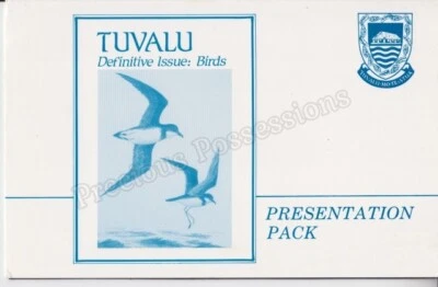 PACK DE PRESENTACIÓN DE SELLOS TUVALU MNH COMO NUEVOS 1988 EDICIÓN DEFINITIVA AVES Foto 1 de 2