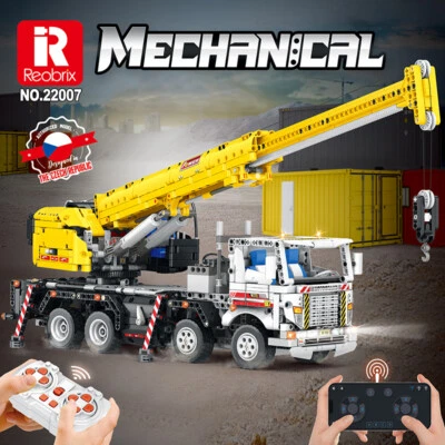 MOULD KING Reobrix 22007 Kran-LKW Technik RC/App Lego komp. Geschenk Bausteine 2206 Teile