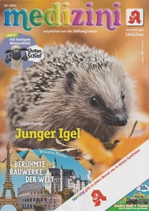 Medizini Apothekenzeitung 10/2023 Junger Igel - Berühmte Bauwerke der Welt - Bild 1 von 1