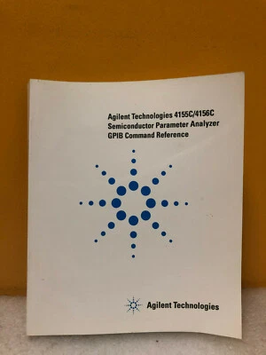 Agilent Technologies 04156-90030 4155C/4156C Semiconductor Analyzer Manual - Image 1 of 3