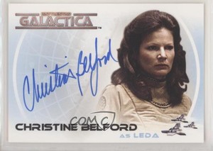 2006 Battlestar Galactica: Colonial Warriors Christine Belford as Leda Auto 0c3