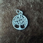 Tree of Life Pendant 925er Matt Silver Brushed Symbol Jewelry - Neu