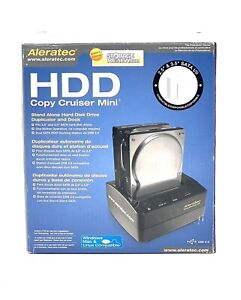 Aleratec HDD Copy Cruiser Mini Fits 2.5” & 3.5” HDD Standalone Duplicator - NEW!