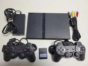 GUARANTEED Slim Sony Playstation2 Console PS2 2 BRAND NEW Controllers E - Picture 1 of 2