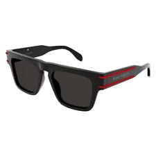 NEW Alexander McQueen AM 0397S Sunglasses 003 BLACK 100% AUTHENTIC