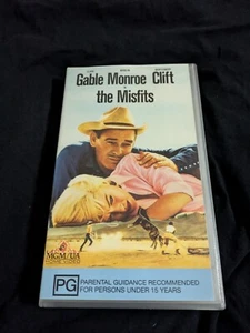The Misfits (VHS, 1961) Marilyn Monroe, Clark Gable, Montgomery Clift - Picture 1 of 1