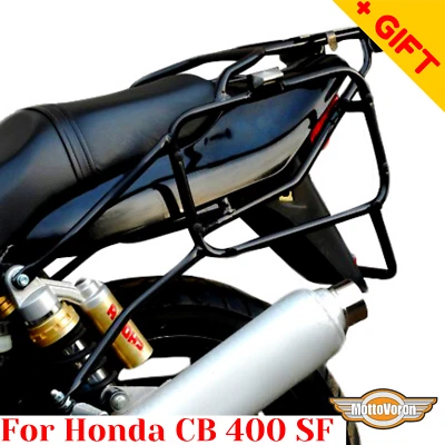 Sistema de equipaje portaequipajes para Honda CB 400 SF CB 400 Super Four Side Carrier Monokey Foto 1 de 4