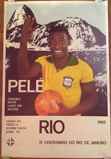 POSTER MANIFESTO,RIO,BRAZIL, FOOTBALL, Seleção,E.Arantes do Nascimento Pele