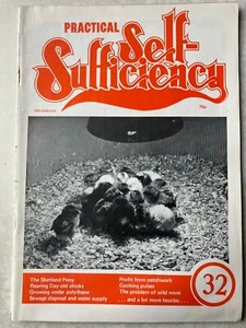 SELF SUFFICIENCY MAGAZINE FEB 1981 - SHETLAND PONY PULSE COOKING DAY OLD CHICKS - Picture 1 of 1