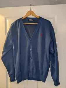 Ralph Lauren Size M Cardigan Blue - Picture 1 of 6