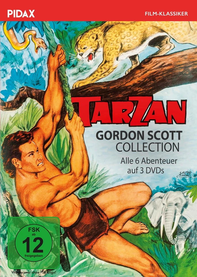 Tarzan - Gordon Scott Collection - alle 6 Abenteuer DVD Gordon Scott - Bild 1 von 4