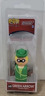 Figura de madera Green Arrow Pin Mate #68 Bif Bang Pow DC Universe nueva Foto 1 de 4