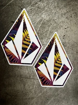 VOLCOM TEAM STICKERS 8” SURFING Sticker Set RVCA Quiksilver Monster CI - Image 1 of 4