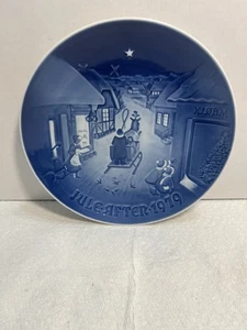 1977 Bing & Grondahl Jule Aften Christmas Plate “ Copenhagen Christmas “ 2139 - Picture 1 of 6