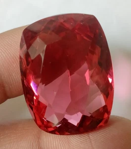 AAA+++ 102.50 Ct. Large Pink Tourmaline Cushion Cut Loose Gemstone @Best Offer - Picture 1 of 6