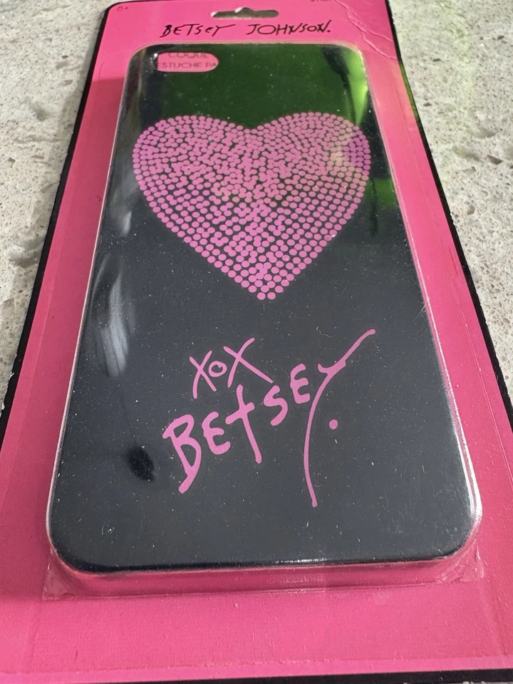 Betsey Johnson iPhone 5 5s чехол жесткий пластиковый новый винтажный 2014 - Изображение 1 из 3
