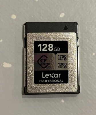Lexar Cfexpress 128GB Professional Type B Silver 1750R 1300W - Image 1 of 4