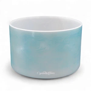 Crystal Tones 8" Ocean Gold Quartz Crystal Singing Bowl (F#4-30) - Picture 1 of 4