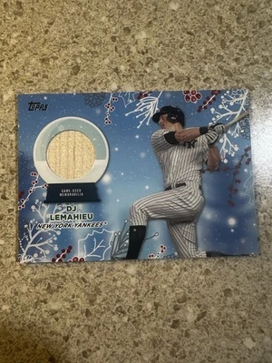 2023 Topps Holiday - Relics D.J. LeMahieu #RC-DL (MEM) - Image 1 of 2