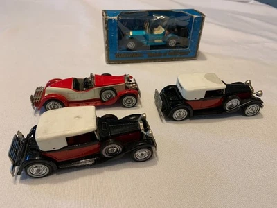 Vintage 1970s Matchbox Lesney England Yesteryear Lot of 4 Stutz Packard Diecast - Image 1 of 4
