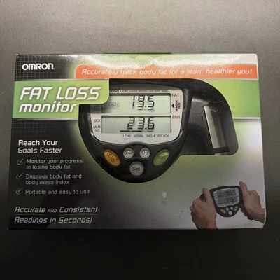 Omron BMI Body Fat Loss Monitor HBF-306C Brand NEW w/Original Box Black  - Image 1 of 4