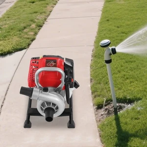 Gasoline Water Pump 4-stroke 1.6 HP Water Transfer Pump For Farmland Garden/Pond - Picture 1 of 20