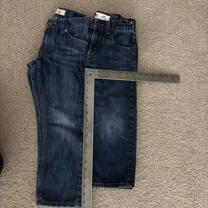 Lot of 3 Boys Jeans Size 5 Regular Levi’s 511 & 505 Adjustable Waist Blue Denim - Picture 1 of 16
