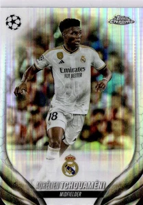 2023-24 Topps Chrome UEFA Club Competitions - Aurelien Tchouameni #10 - Picture 1 of 2