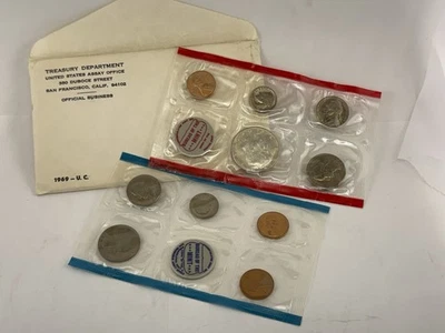 1969 United States Mint Set P & D (40% Silver Kenedy) Uncirculated - Image 1 of 2