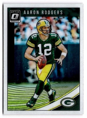 2018 Donruss Optic - Aaron Rodgers #37  Green Bay Packers  - Image 1 of 2