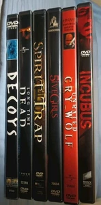 6 Horror DVDs-Cry Wolf, Spirit Trap, Incubus, 5 Girls, Long Time Dead, Decoys - Picture 1 of 24
