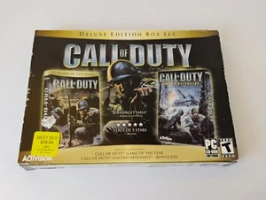 Call of Duty Deluxe Edition GOTY United Offensive Box Set SEALED - Picture 1 of 4