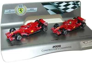Set 2 Ferrari Commemoration Constructors Title 2008, Hot Wheels 1/43 Ed. 5000U - Picture 1 of 1