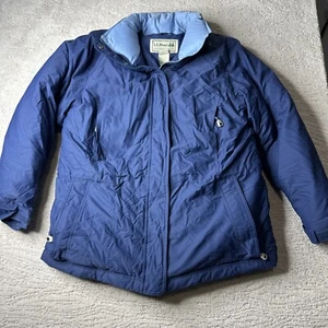 Women’s L.L. Bean Medium Goose Down Winter Puffer Ski Jacket Coat Heavy Parka - Picture 1 of 6