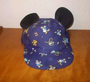 Disney Parks Hat Cap Mickey Mouse Ears Baseball SZ Infant 50th Anniversary Logo - Picture 1 of 3