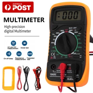 Digital LCD Multimeter Electrical Meter AC/DC Voltmeter Current OHM Multi Tester - Picture 1 of 12