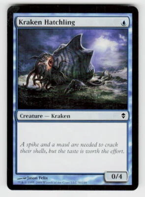 Zendikar #50 Kraken Hatchling - Image 1 of 2