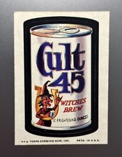 1974 Topps Wacky Packages 11th Series Cult 45 Excellent Condition