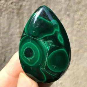20G Rare Natural malachite slice quartz crystal luster mineral specimen - Picture 1 of 11