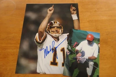 Foto autografiada firmada por Mark Rypien 8X10 de los Washington Redskins Super Bowl MVP Foto 1 de 4