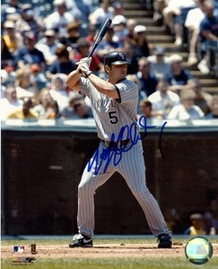 FOTO FIRMADA 8X10 DE MATT HOLLIDAY COLORADO ROCKIES AUTOGRAFIADA - Imagen 1 de 1