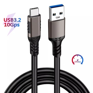 USB3.2 Gen2 Type A to USB C 10Gbps Cable Type C Data Cable 60W PD Fast Charging - Picture 1 of 13