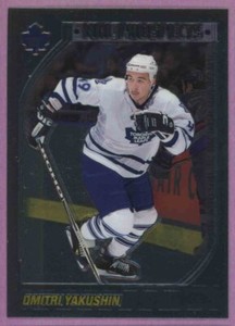 2000 00-01 TOPPS CHROME NHL PROSPECTS MAPLE LEAFS DMITRI YAKUSHIN #172